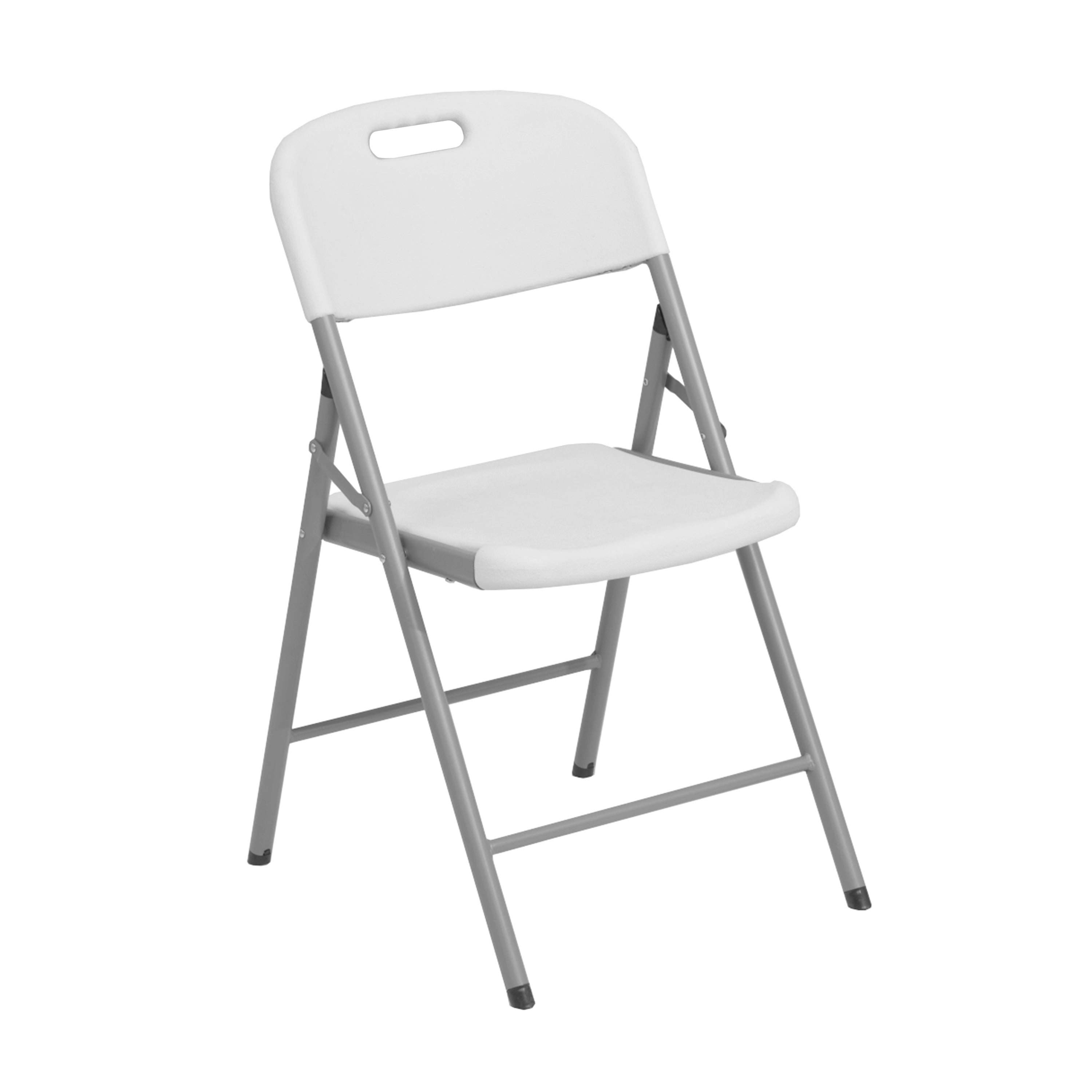 Granite White Folding Chairs – Set of 4 Folding Chair