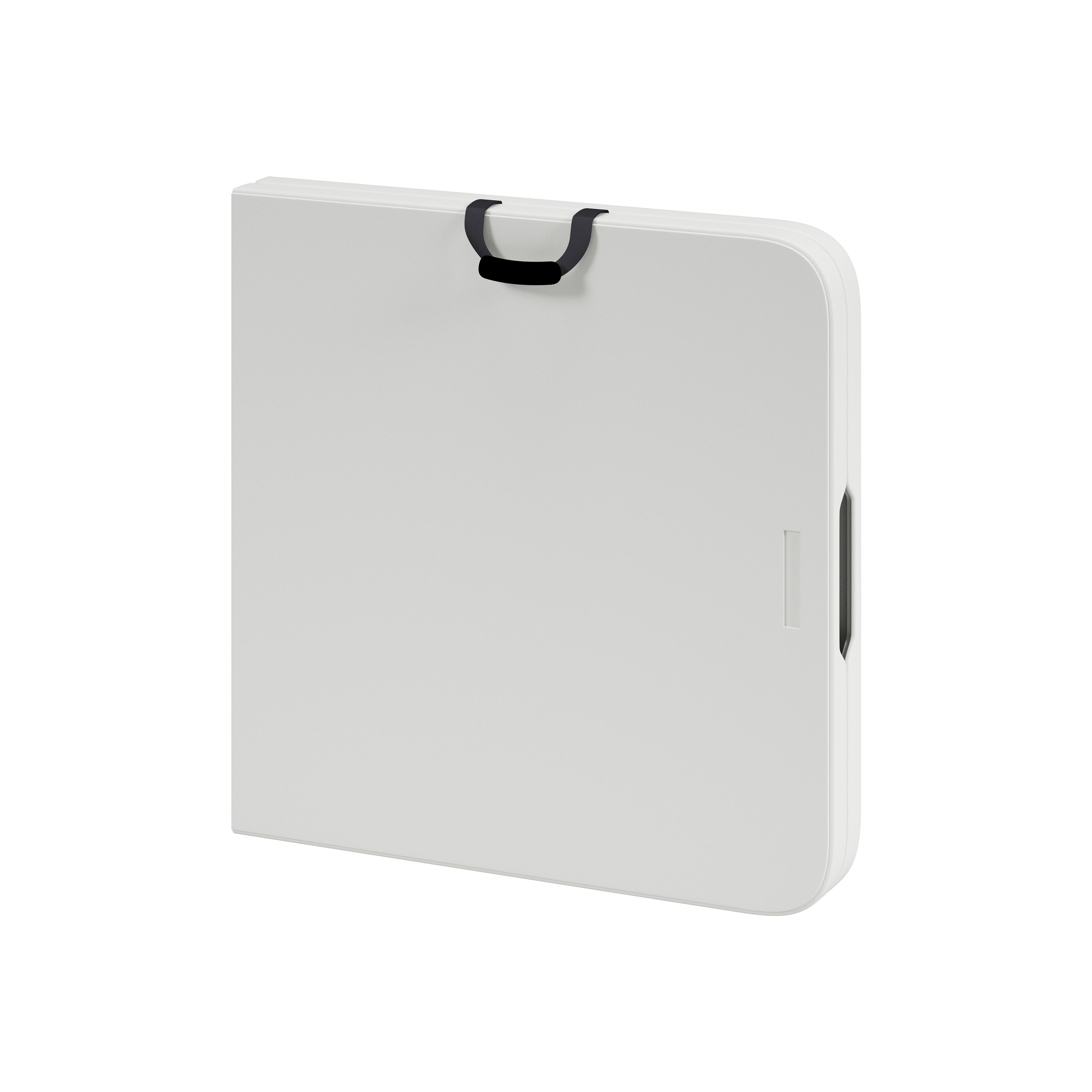 4 FT Granite White Adjustable Height Folding Table with Easy-Carry Handle Folding Table