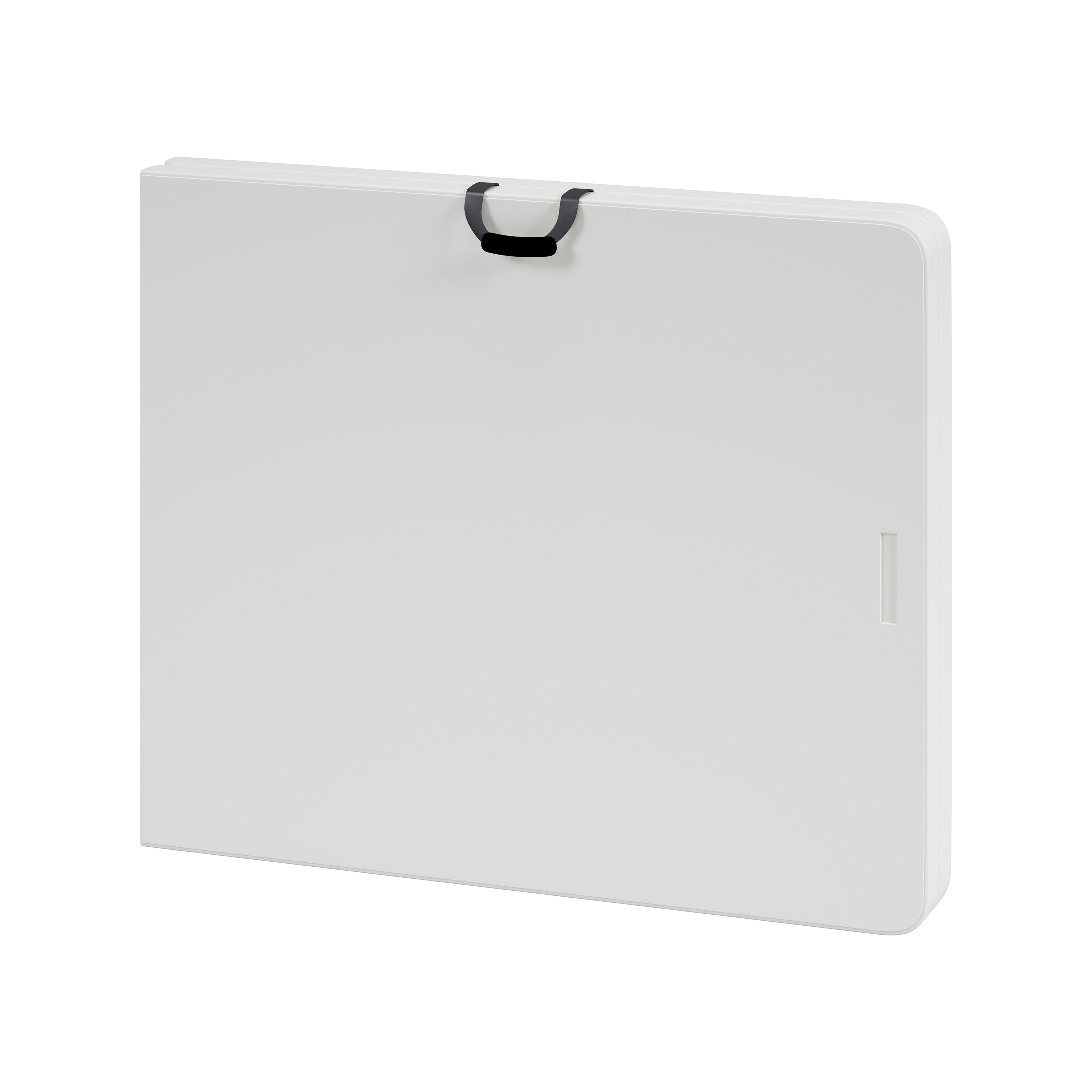 6 FT Granite White Folding Table with Easy-Carry Handle Folding Table