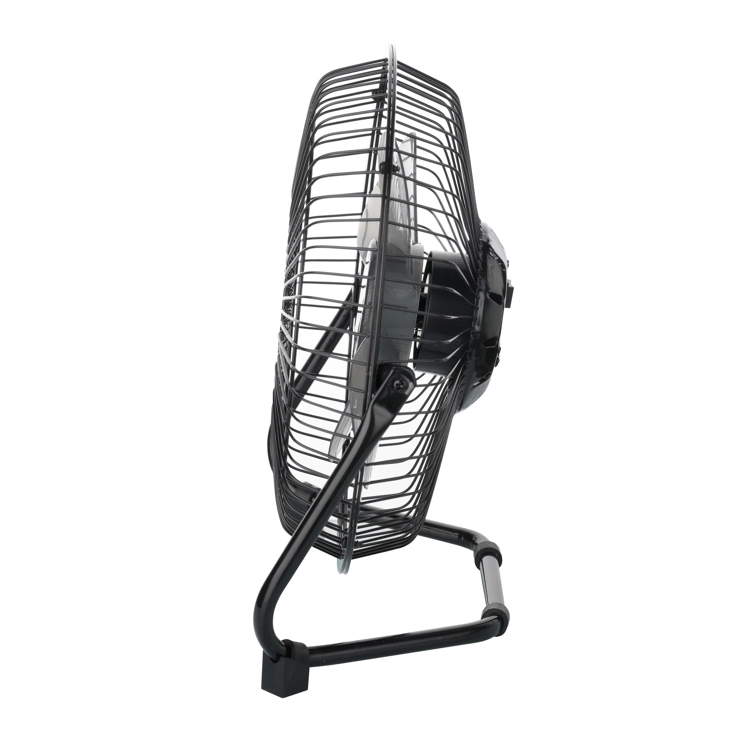 8” USB-Powered High Velocity Fan, 2-Speed Compact Fan with Adjustable Tilt for Home, Office & Garage Cooling