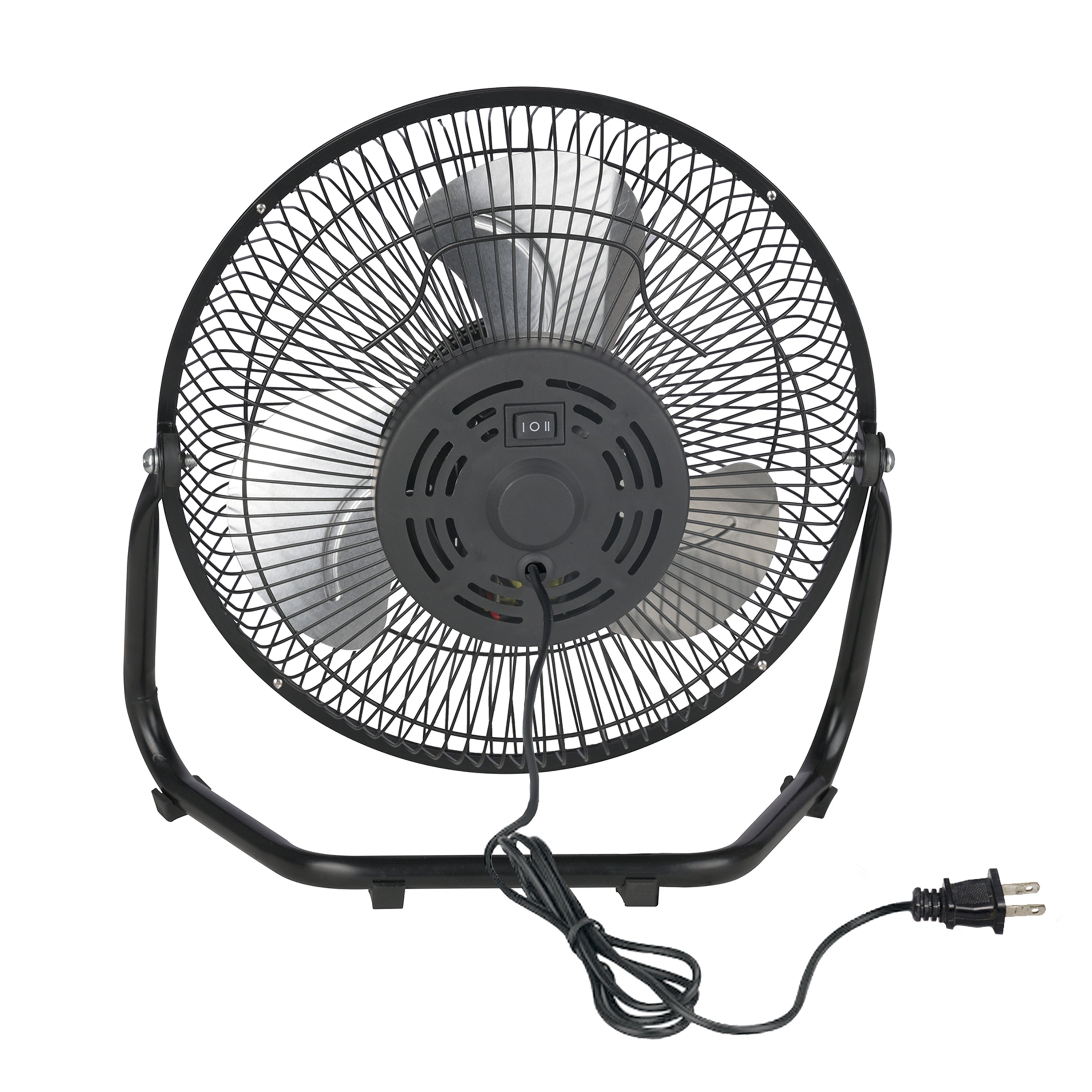 9” 2-Speed High Velocity Electric Fan, Portable Fan with Adjustable Tilt for Home, Office & Garage Cooling