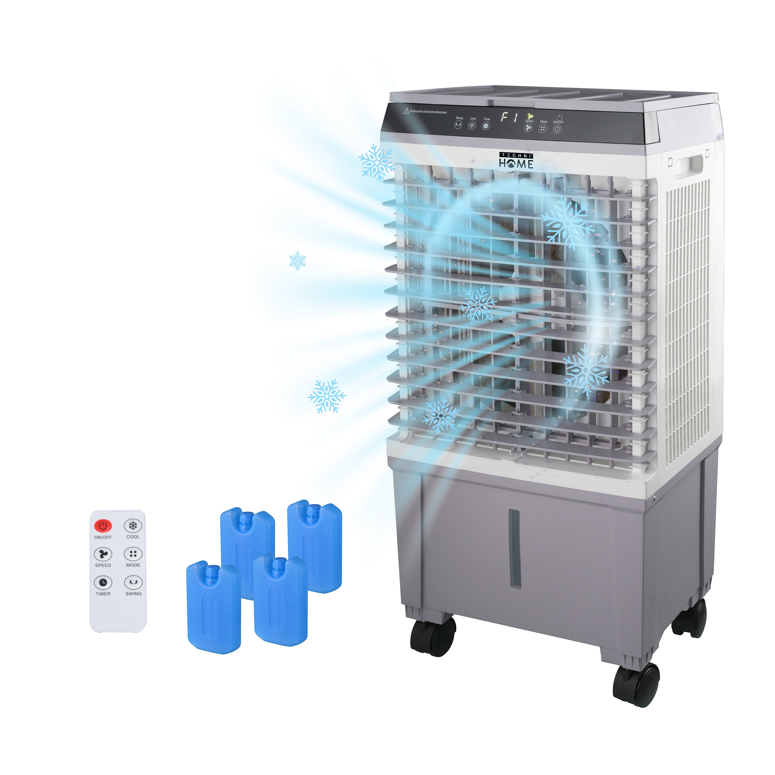 3-in-1 Evaporative Cooler, Air Conditioner & Humidifier with 5.3 Gallon Tank for Home or Commercial Use