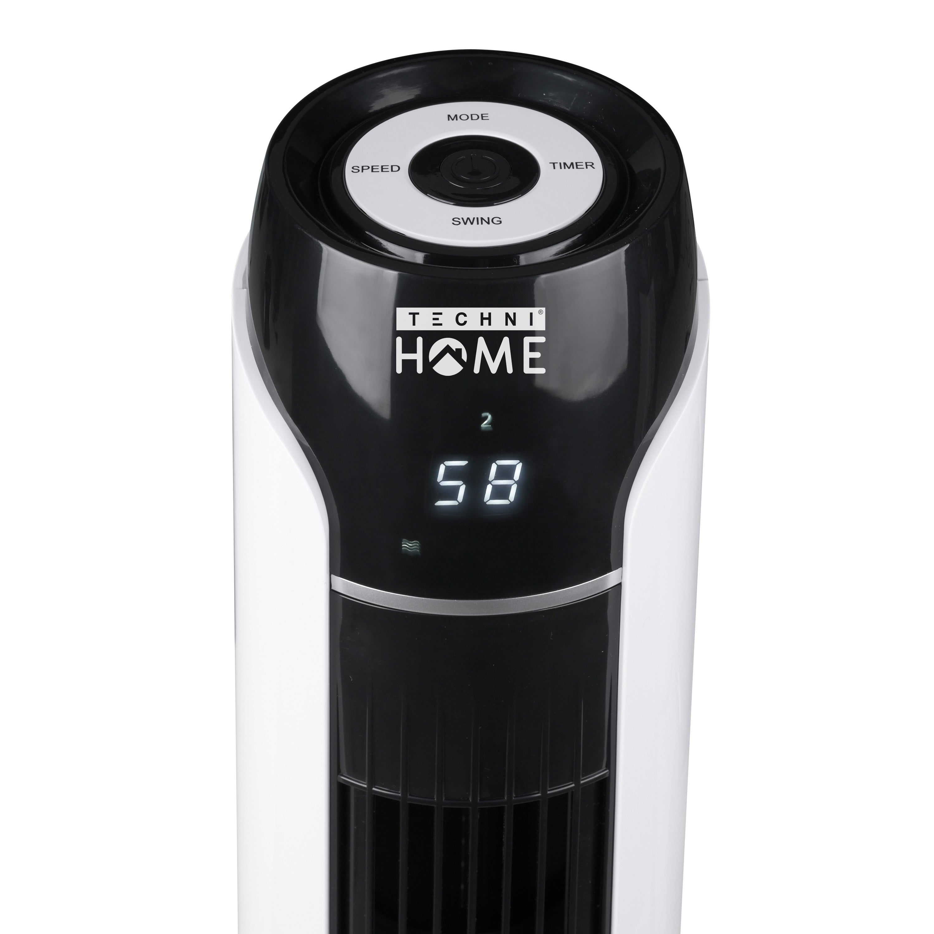 36” Tower Fan for Bedroom or Office with LED Display, 3 Wind Speeds and Modes, Remote Control