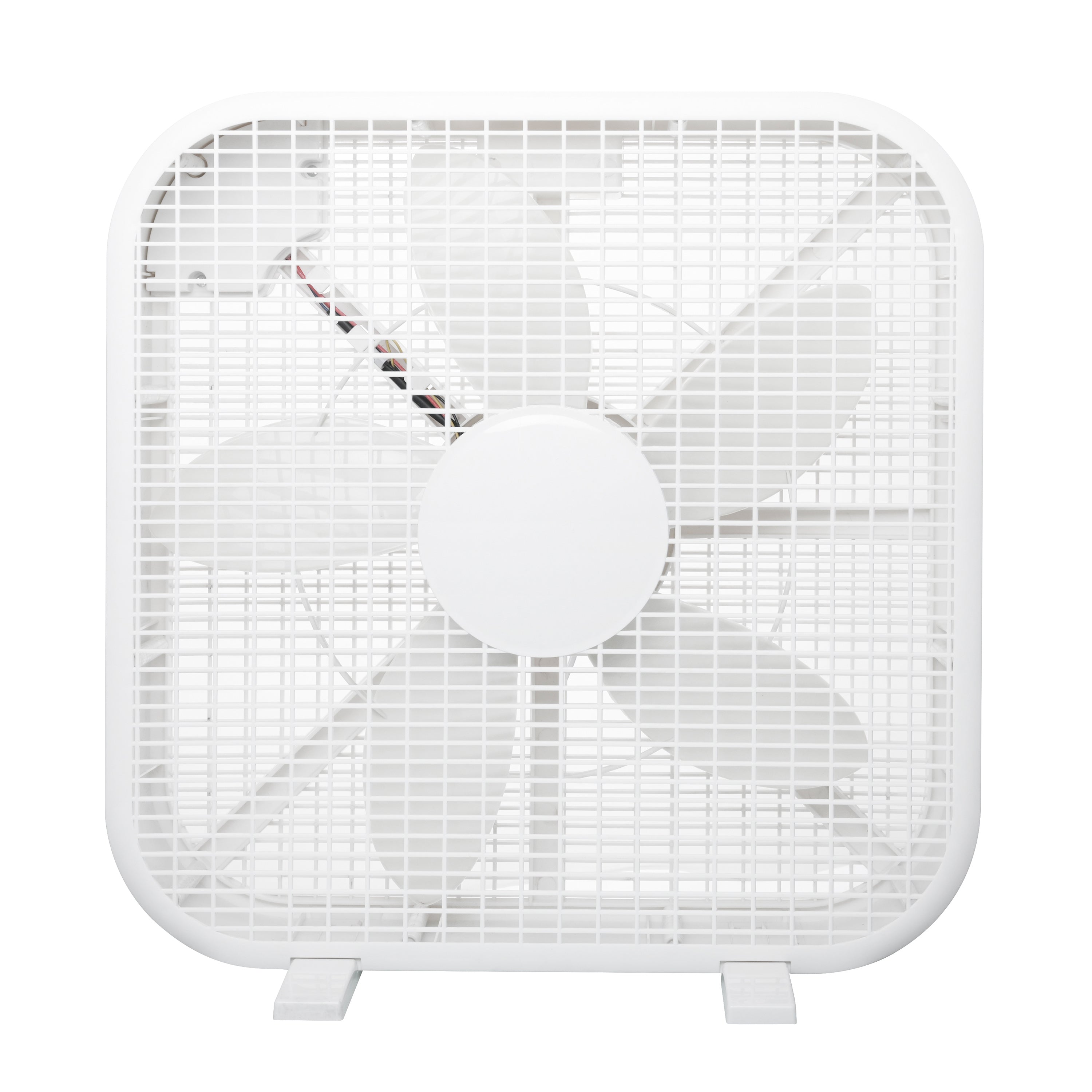 20 Inch Box Fan, 3-Speed Portable Cooling Fan With Carry Handle, Quiet High Velocity Air Circulator, 80W Powerful Airflow, Slim & Lightweight, Floor Fan for Bedroom, Home, Office, Dorm, Garage