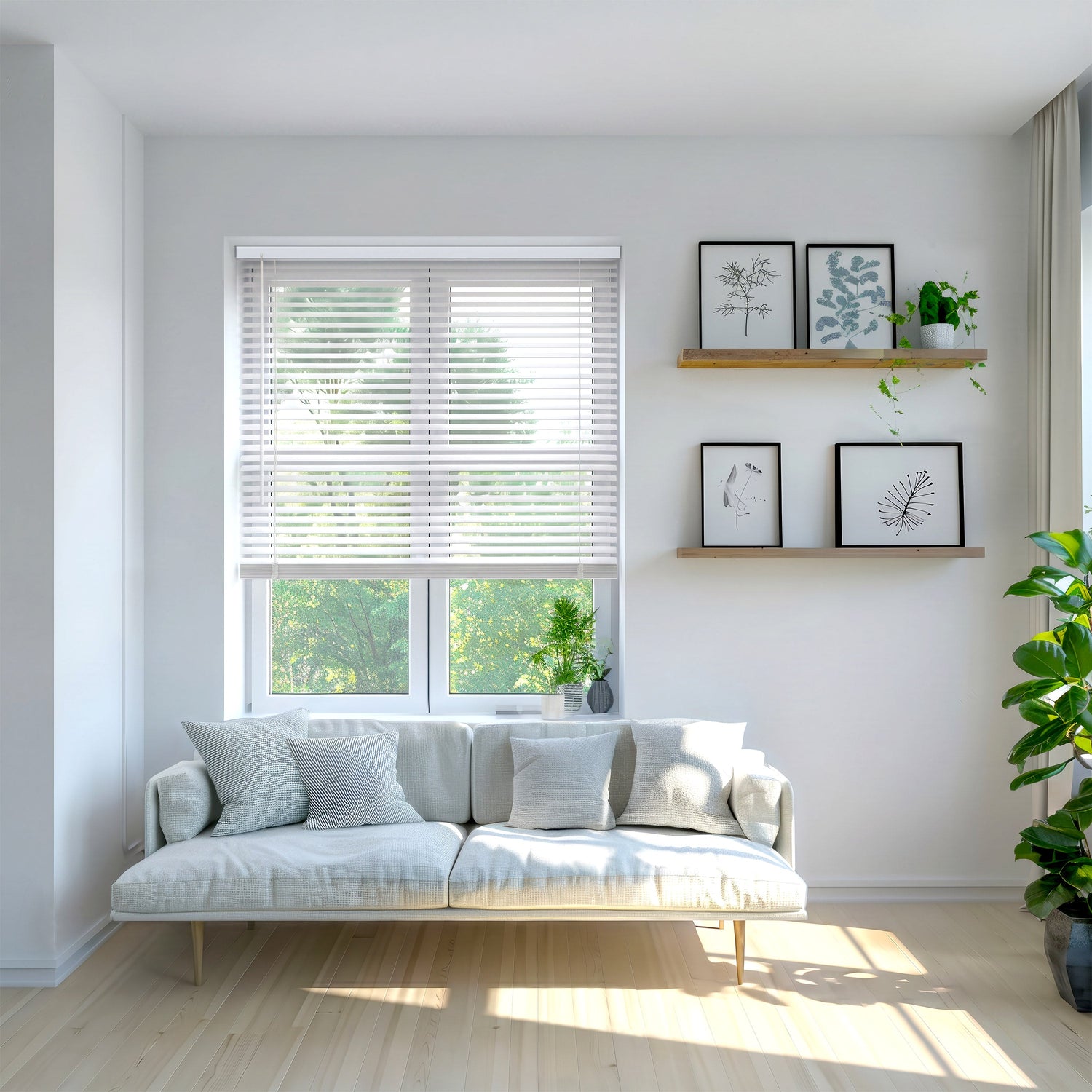 Cordless Mini Blinds