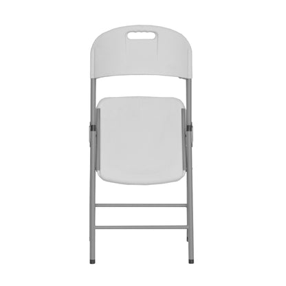 Granite White Folding Chairs – Set of 4