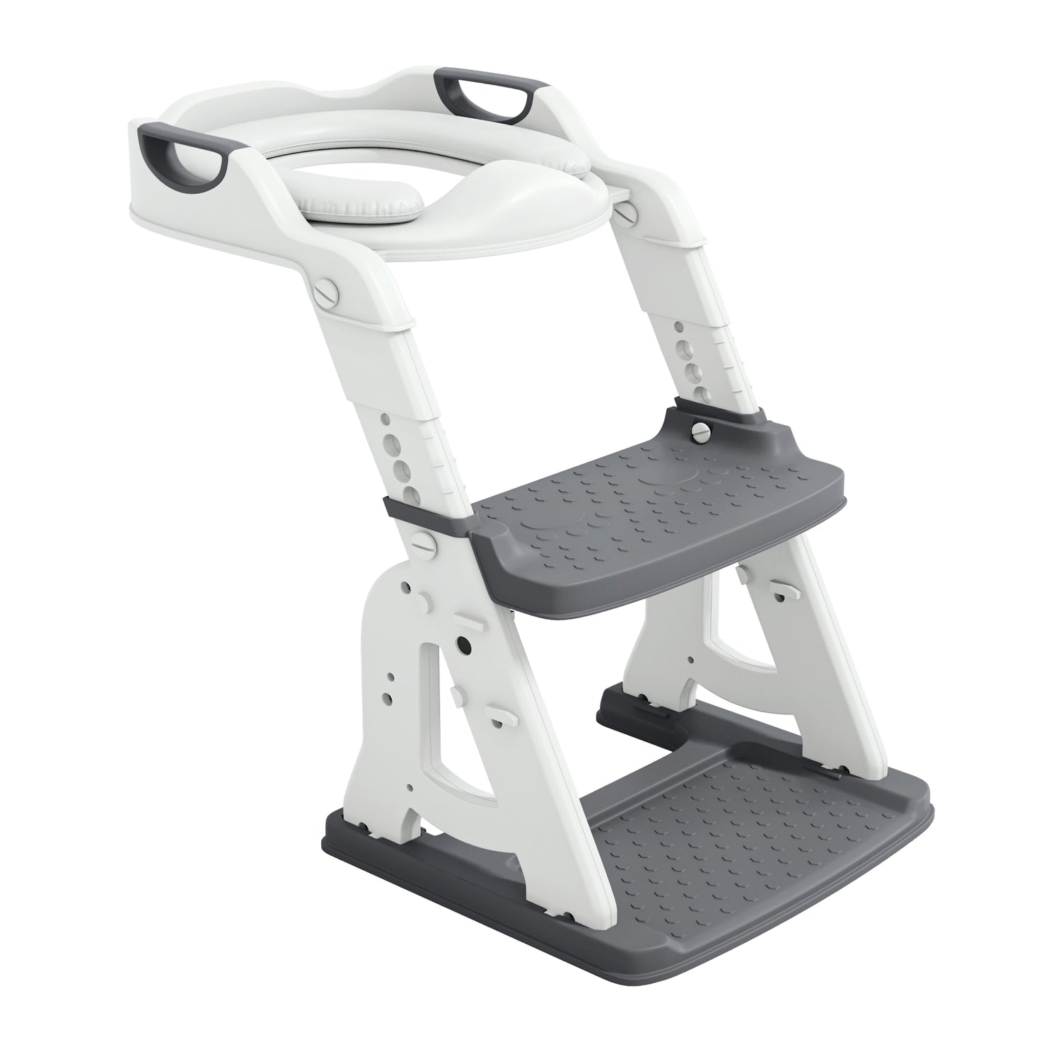 Toddler Potty Training Seat with Step Stool Ladder, Foldable