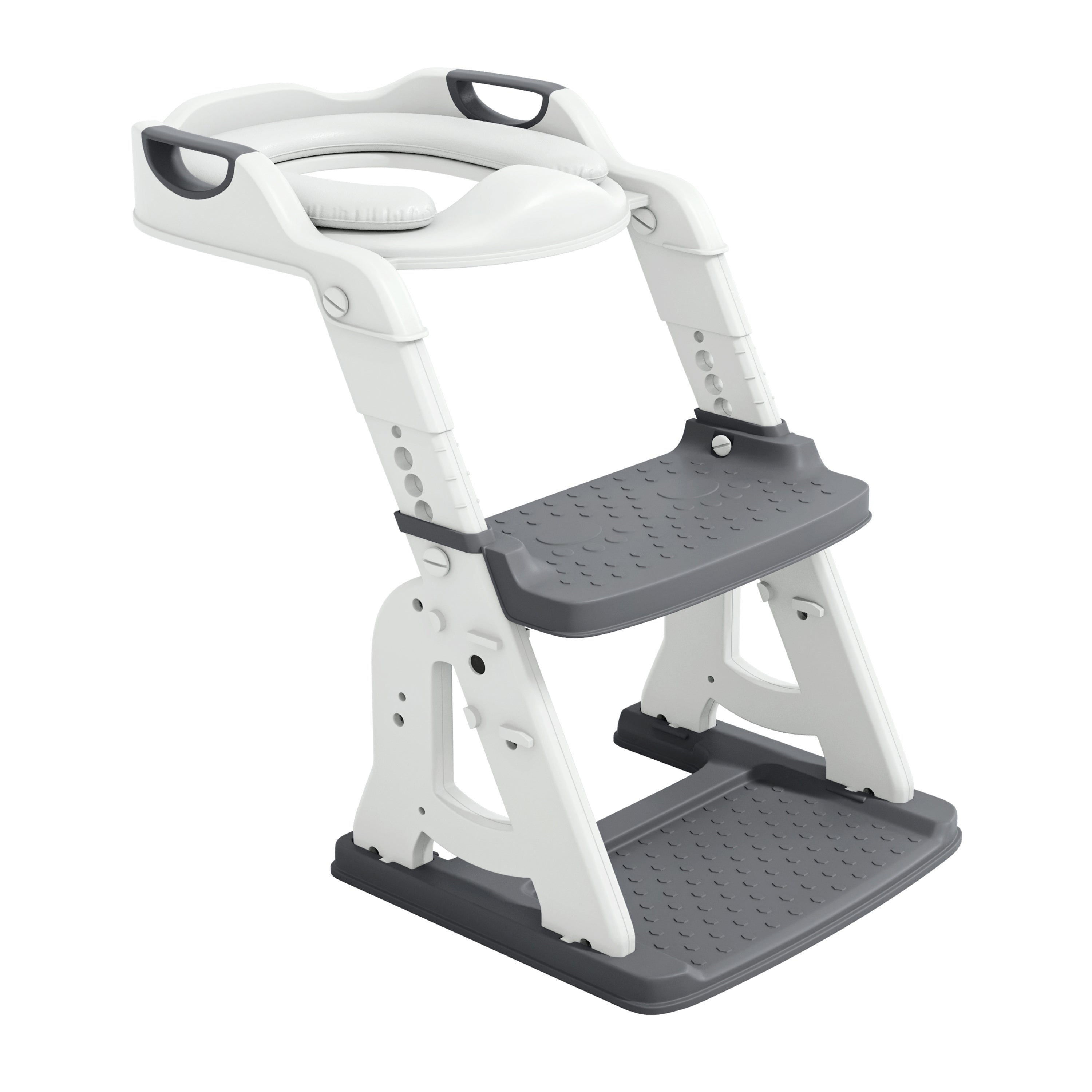 Toddler Potty Training Seat with Step Stool Ladder, Foldable