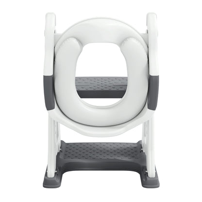 Toddler Potty Training Seat with Step Stool Ladder, Foldable