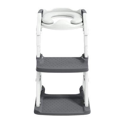 Toddler Potty Training Seat with Step Stool Ladder, Foldable