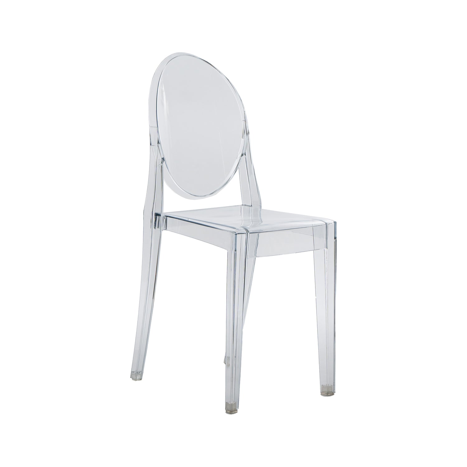 Stackable Acrylic Ghost Event Chairs – Set of 4