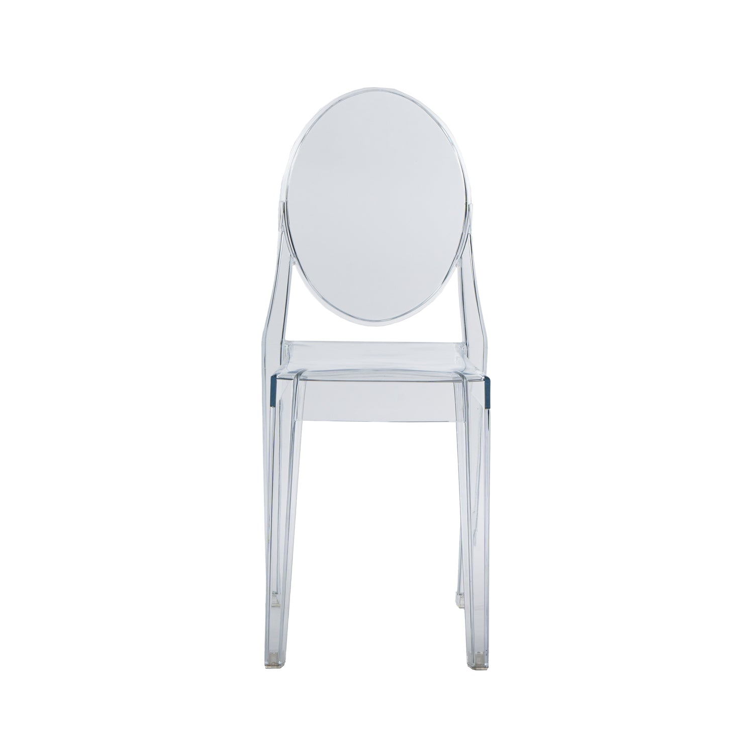 Stackable Acrylic Ghost Event Chairs – Set of 4