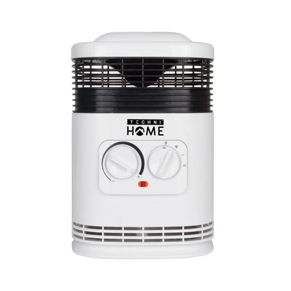360 degree Ceramic Heater with Safety Tip-Over Shutoff and Overheat Protection