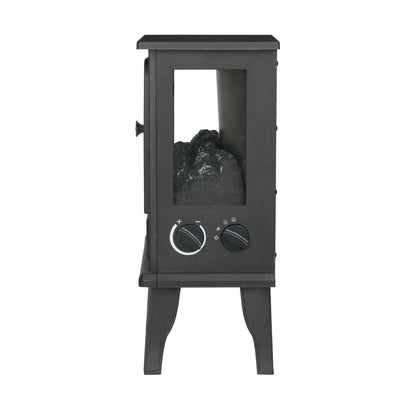 Freestanding Fireplace Heater with Flame Effects