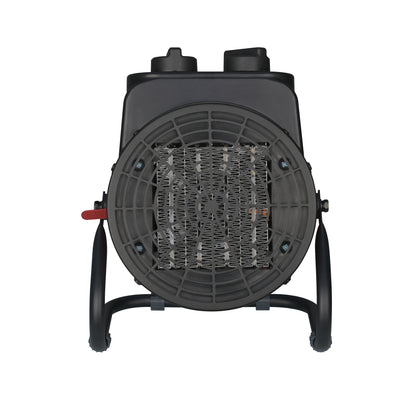 Industrial Electric Forced Air Heater with Ceramic Heating Element and Adjustable Tilt