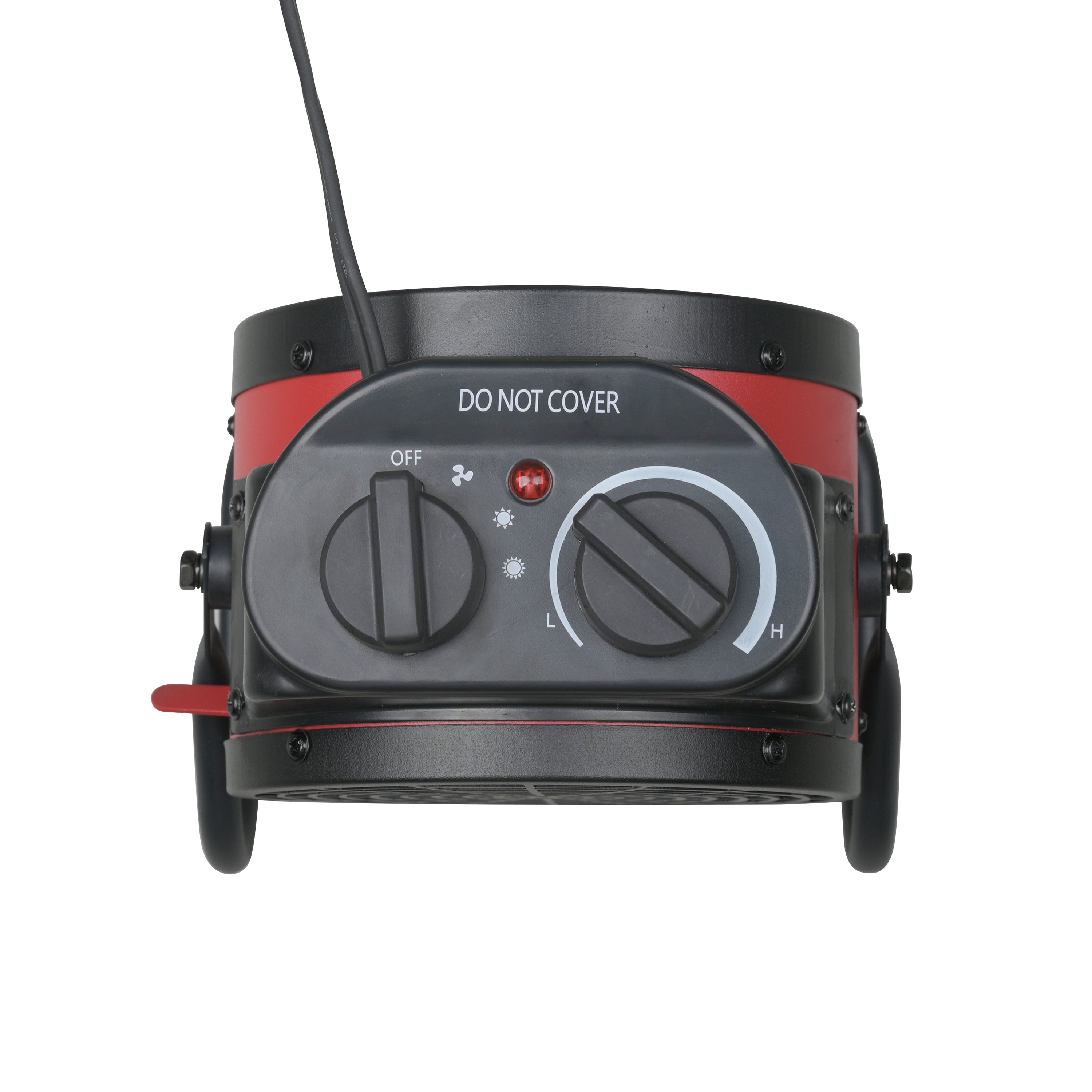 Industrial Electric Forced Air Heater with Ceramic Heating Element and Adjustable Tilt